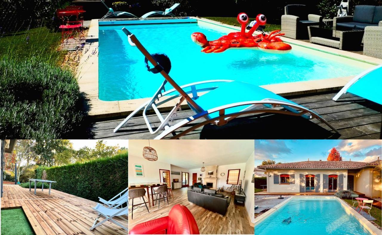 Villa Avec Piscine Andernos Les Bains Exteriör bild