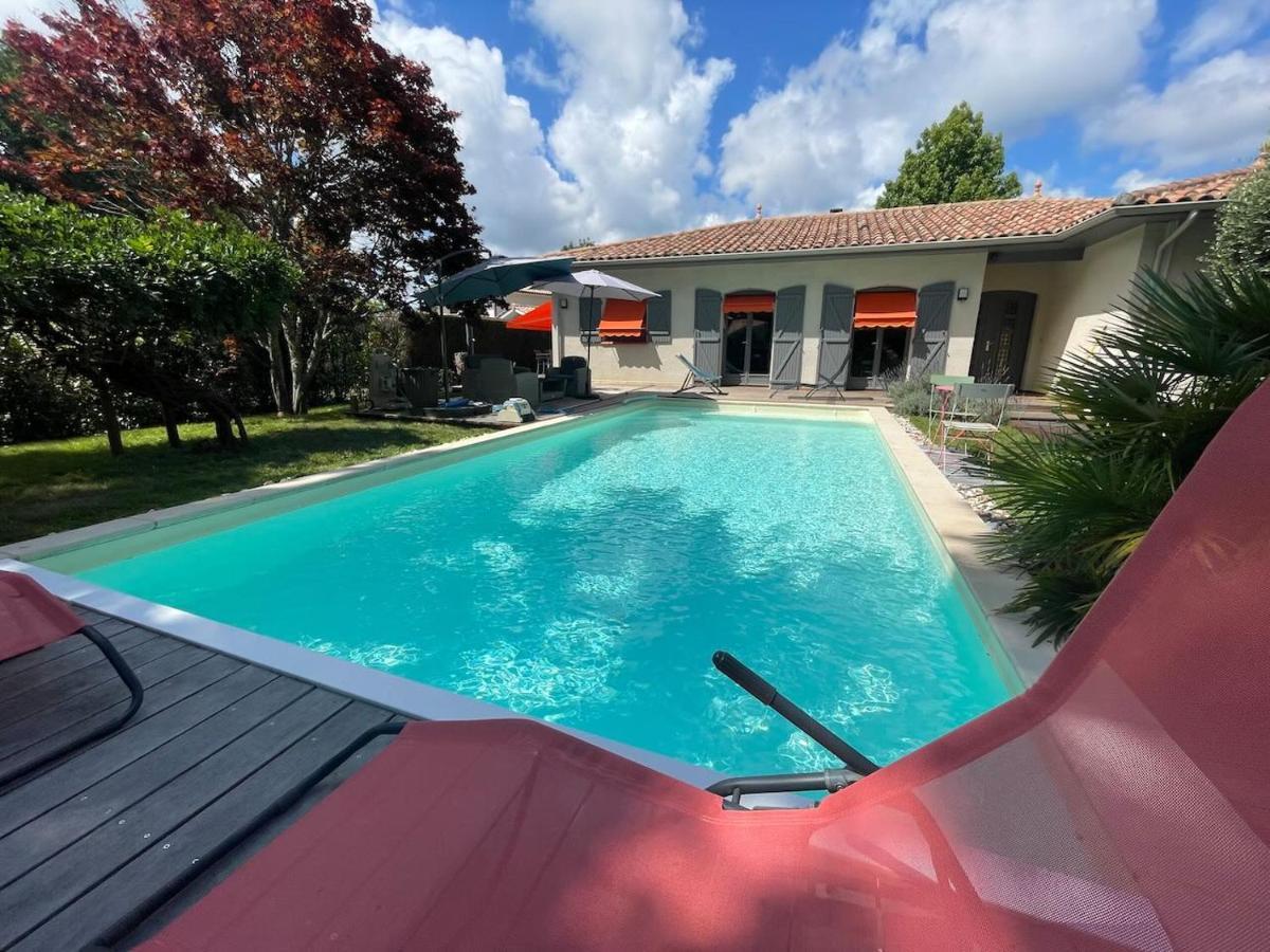 Villa Avec Piscine Andernos Les Bains Exteriör bild