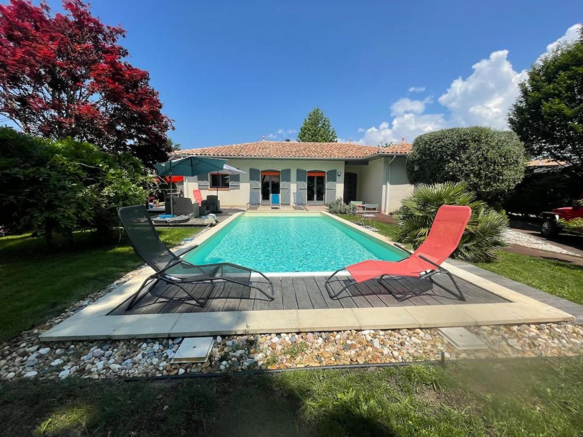 Villa Avec Piscine Andernos Les Bains Exteriör bild