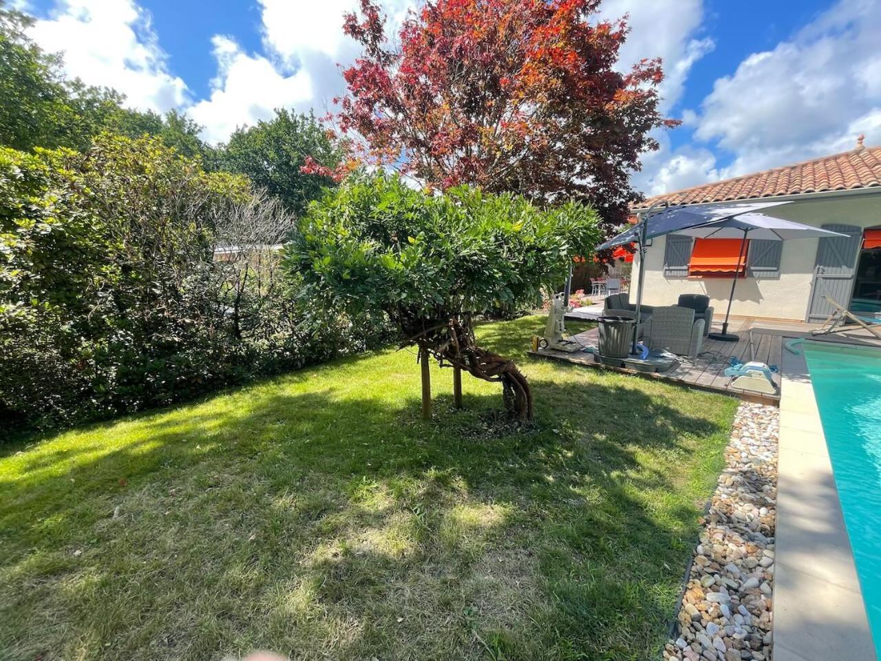 Villa Avec Piscine Andernos Les Bains Exteriör bild