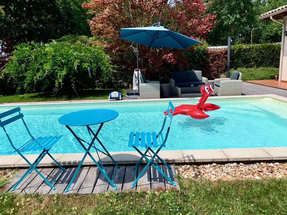 Villa Avec Piscine Andernos Les Bains Exteriör bild